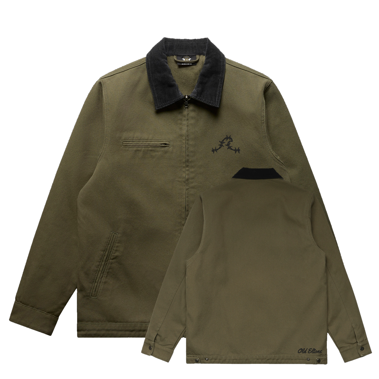 Barbed Wave Collar Jacket