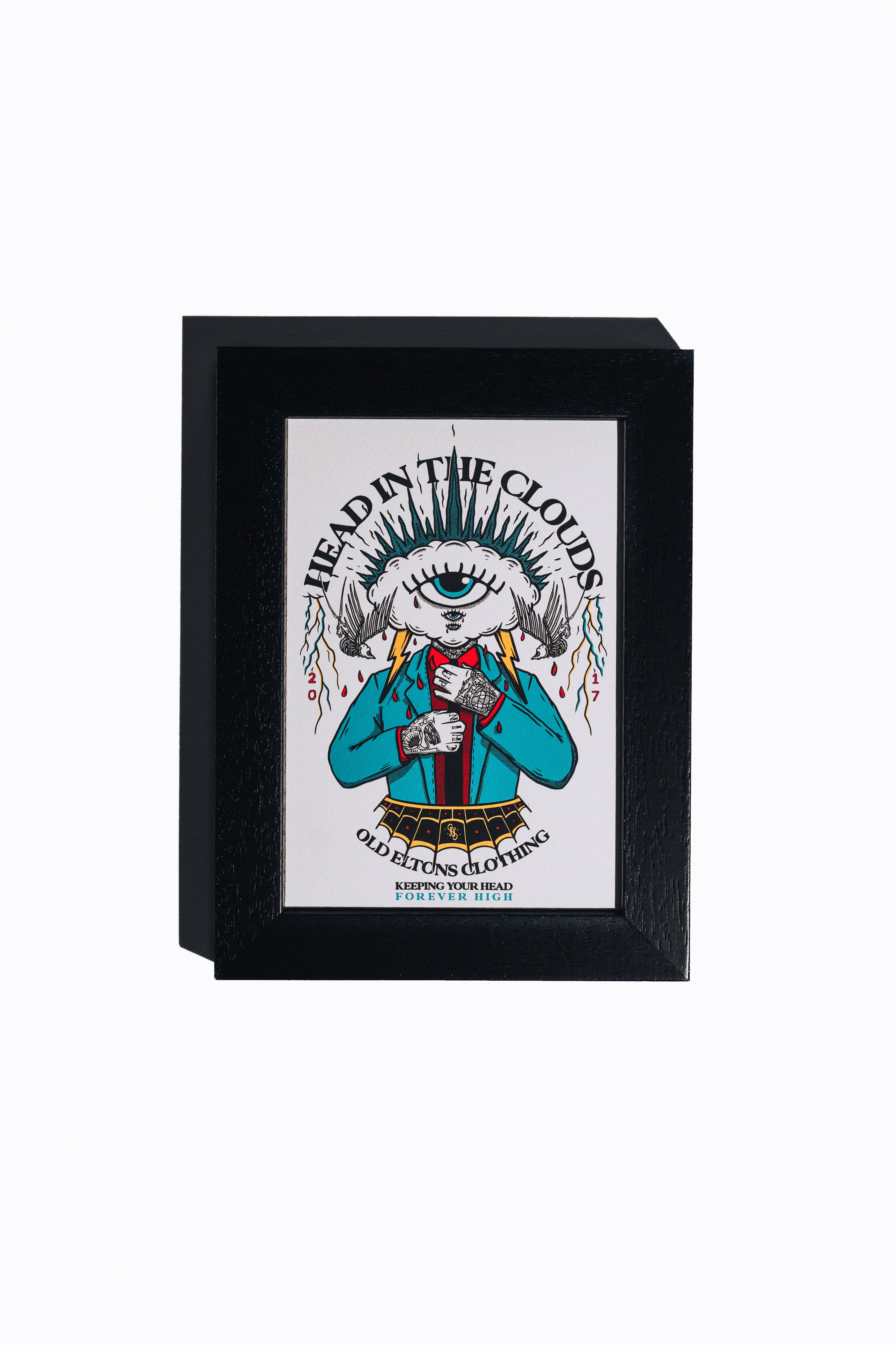 Head In The Clouds - Art Print