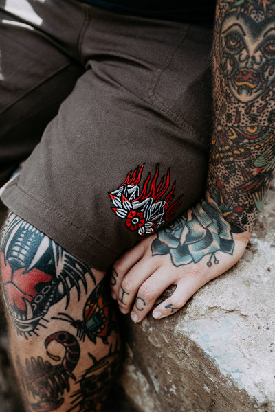Heat From Hell Canvas Shorts