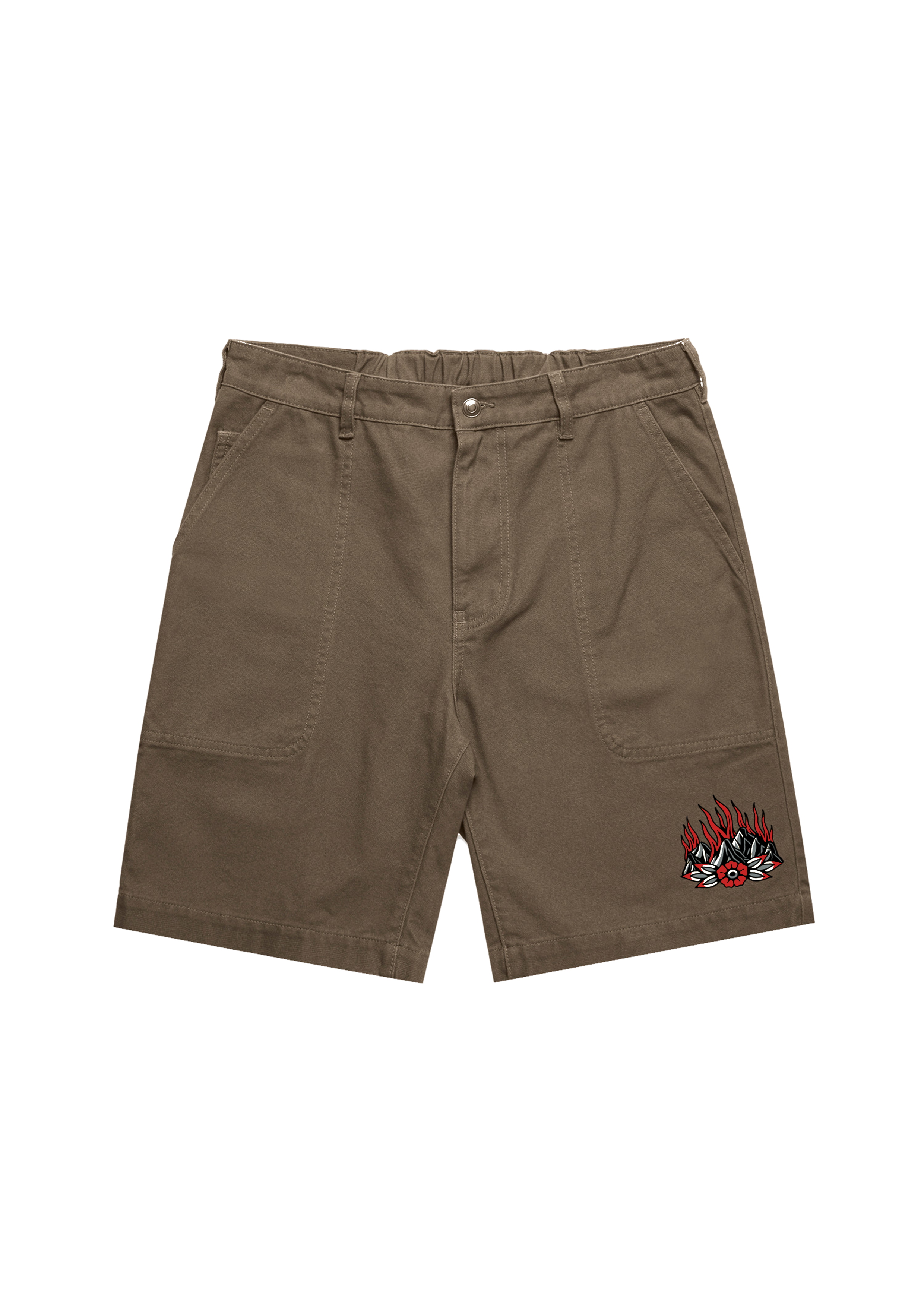 Heat From Hell Canvas Shorts