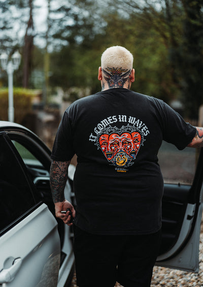 It Comes In Waves T-Shirt // Oversized