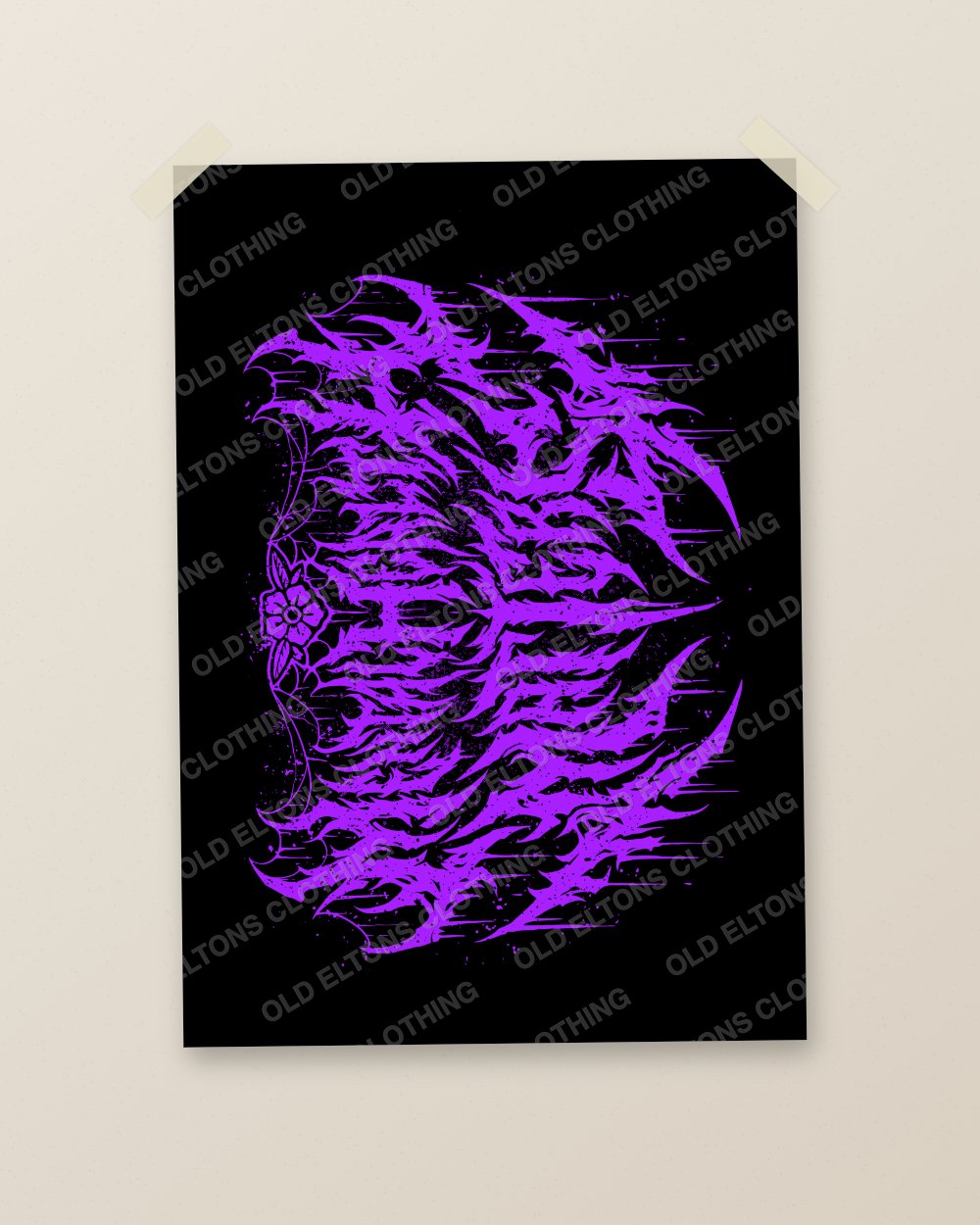 Mental Health Matters unframed art print by Old Eltons Clothing
