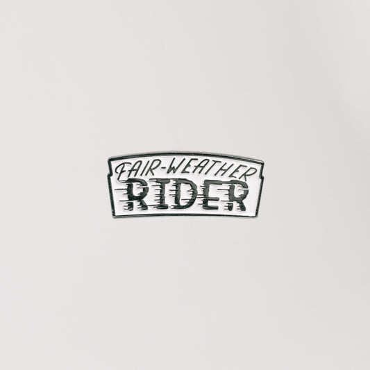 Fair Weather Rider - Enamel Pin